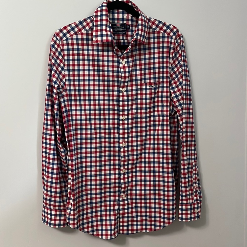 Vineyard Vines Performance Long Sleeve Classic Fit Tucker Shirt